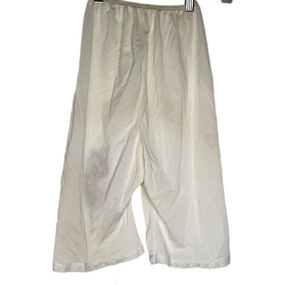 Vintage Nylon Cropped‎ Pants with Dancing Girl - Picture 4 of 5